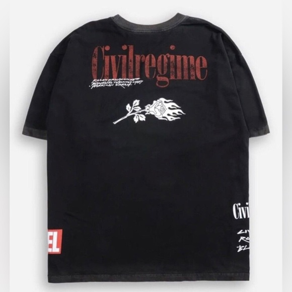 Civil Regime x Marvel “SPIDER-MAN WEBS” 199X OVERSIZED TEE Size M - Picture 2 of 8